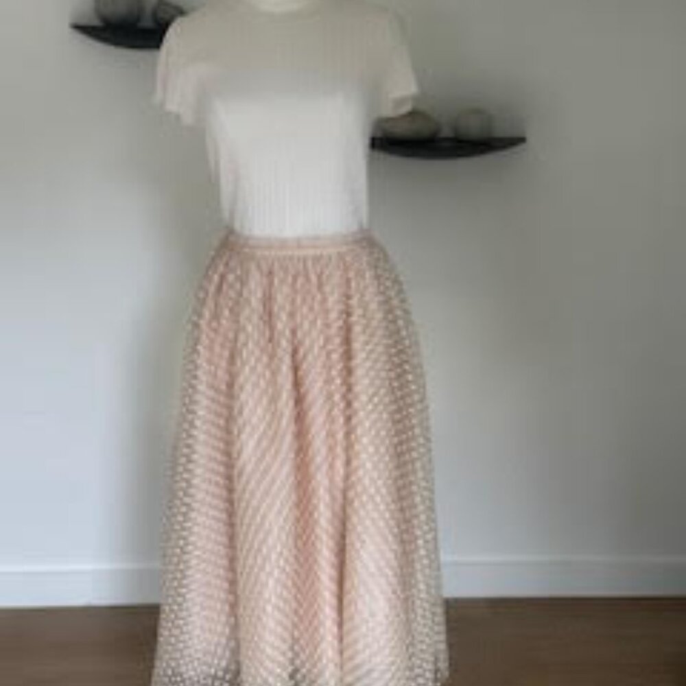 JCREW  TAFFETA DOT SKIRT